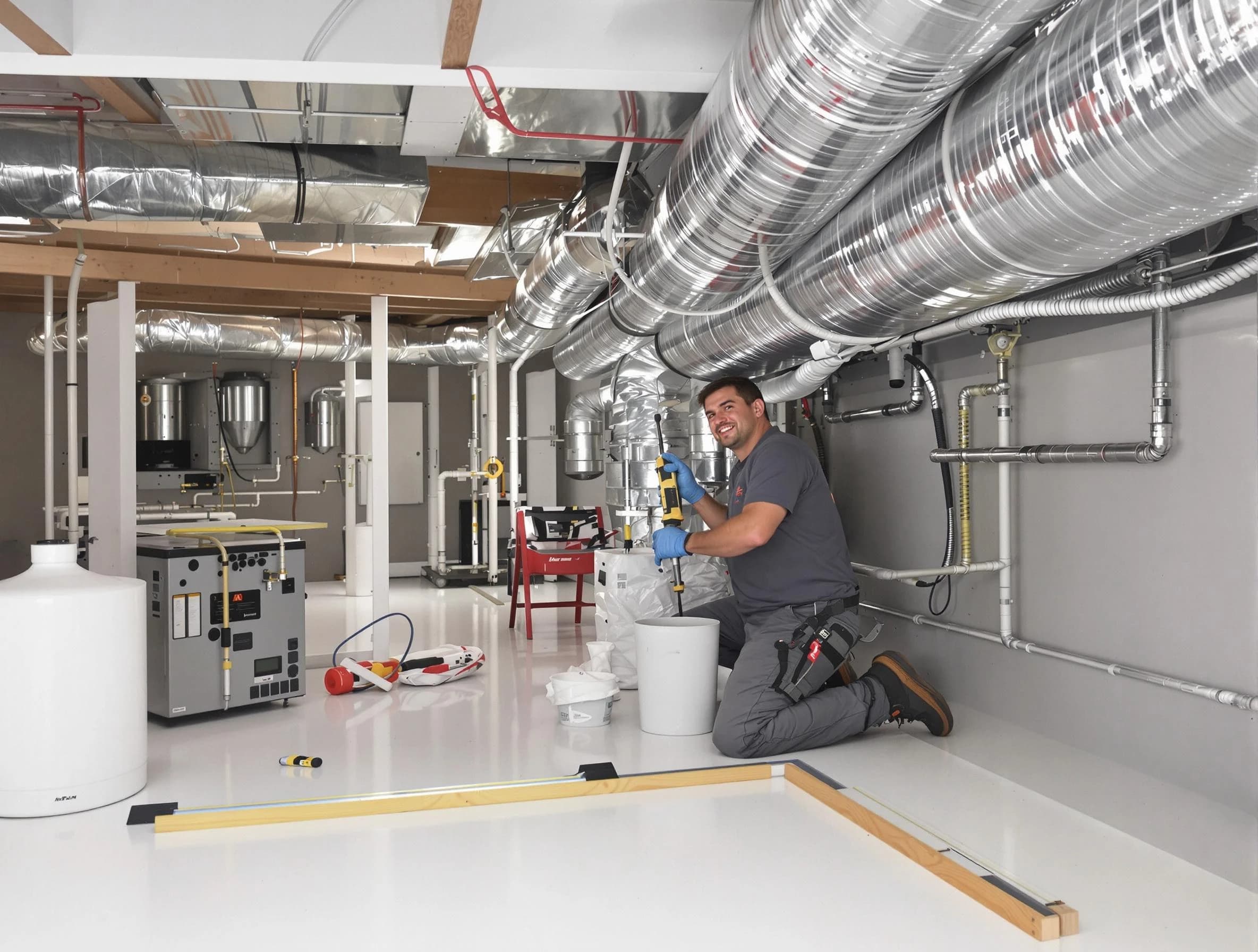 Professional duct sealing service by Norcross Air Duct Cleaning in Norcross