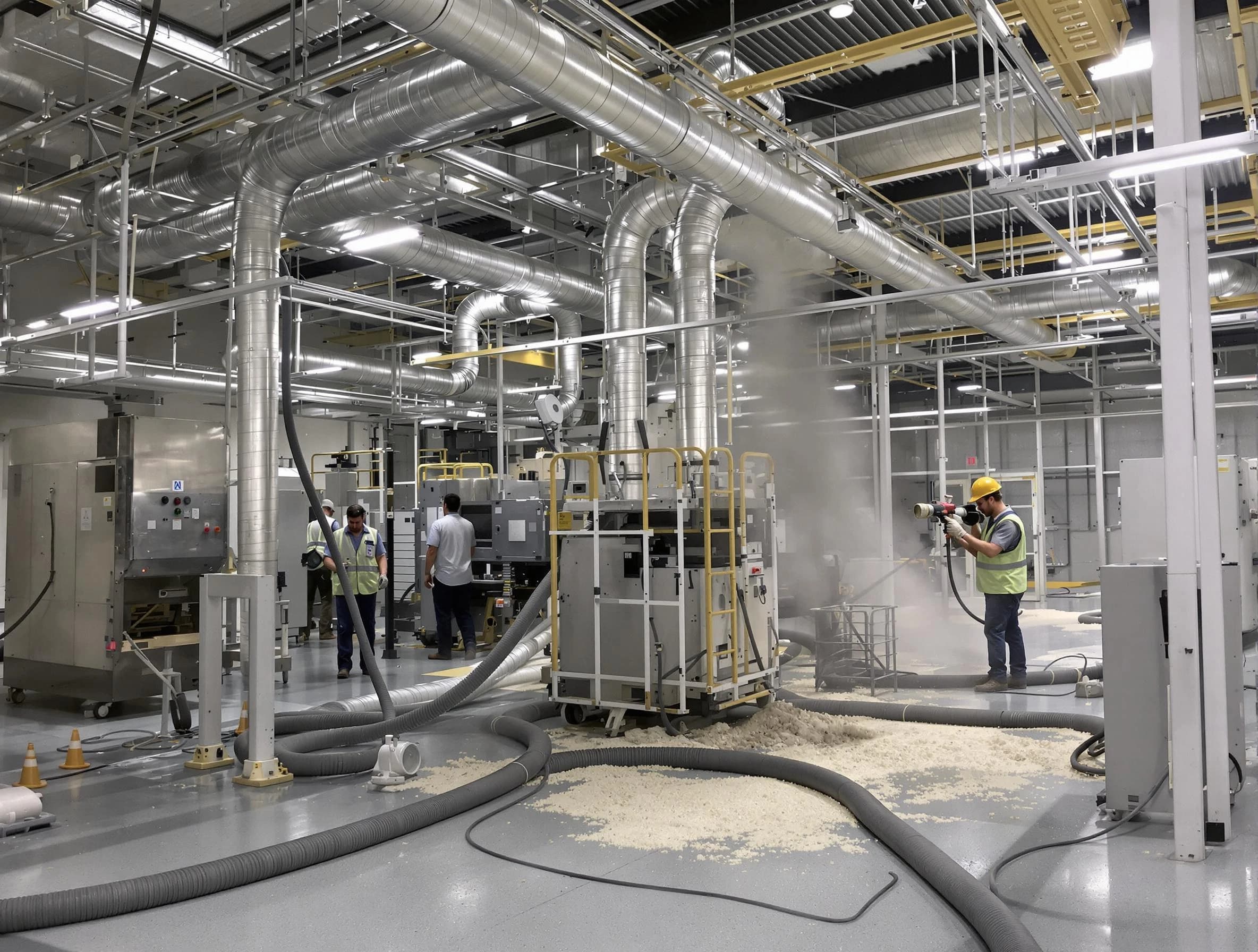 Heavy-duty industrial duct cleaning by Norcross Air Duct Cleaning in Norcross