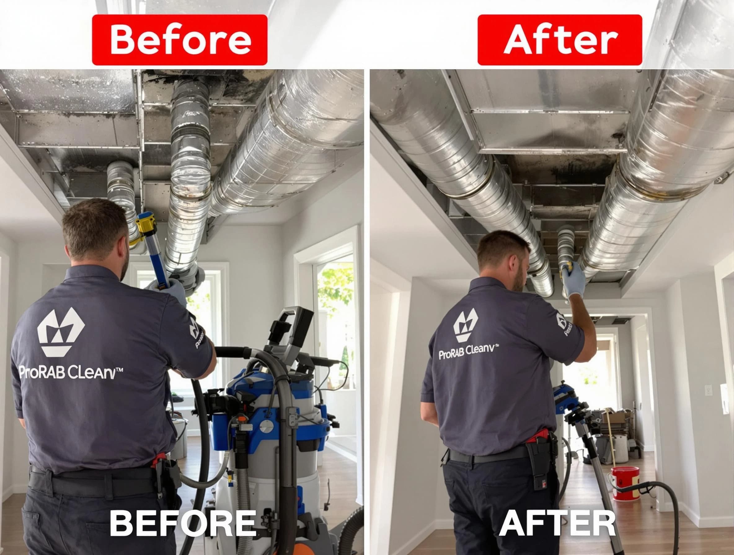 Norcross Air Duct Cleaning expert performing thorough residential duct cleaning in a Norcross home