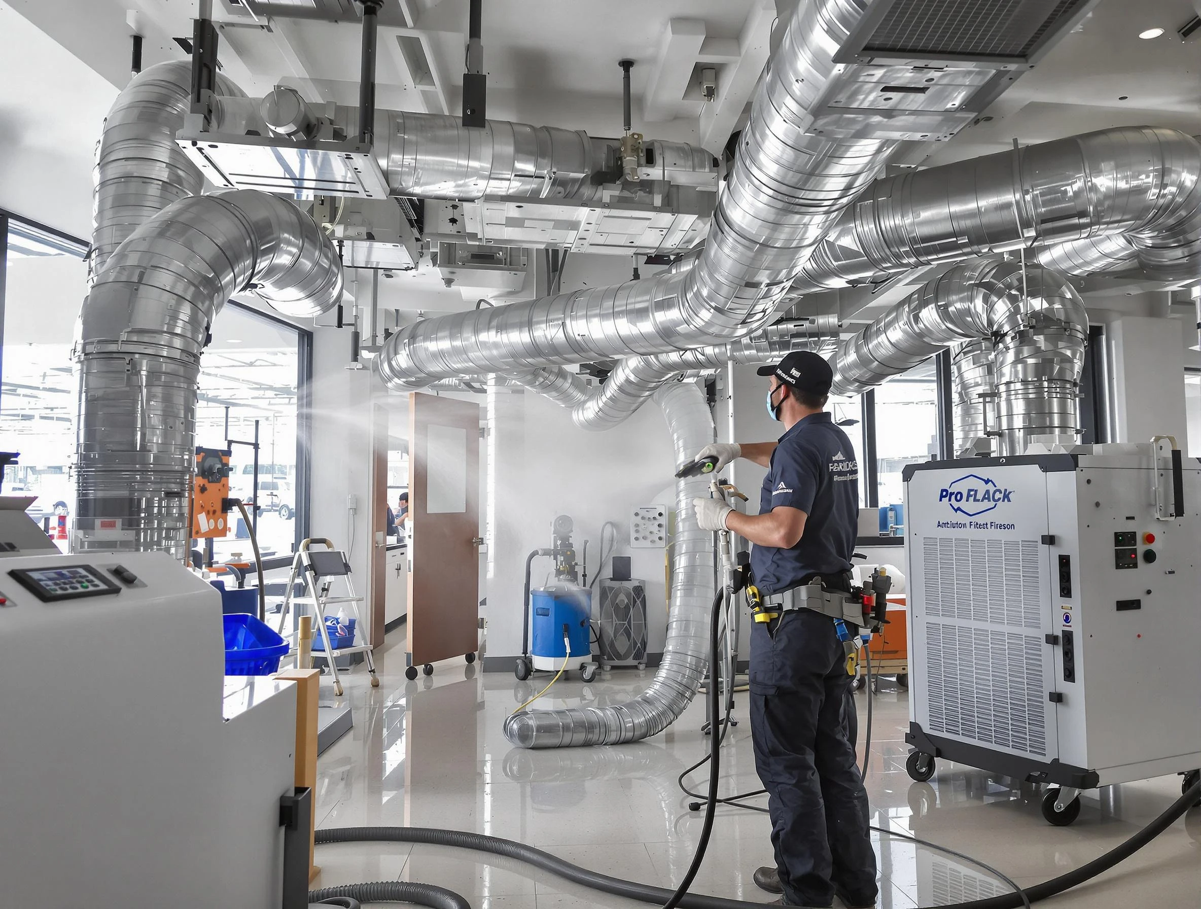 Negative Pressure Air Duct Cleaning in Norcross