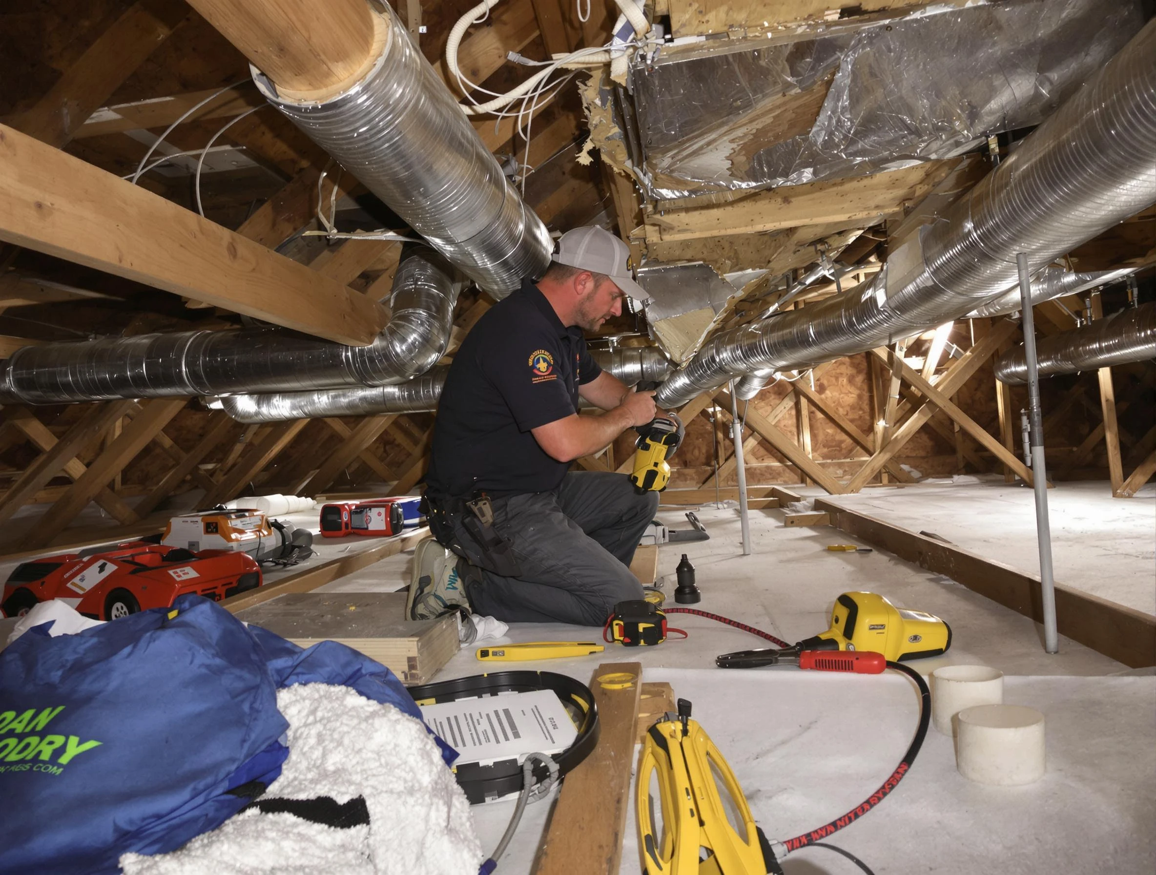Professional air duct repair by Norcross Air Duct Cleaning in Norcross
