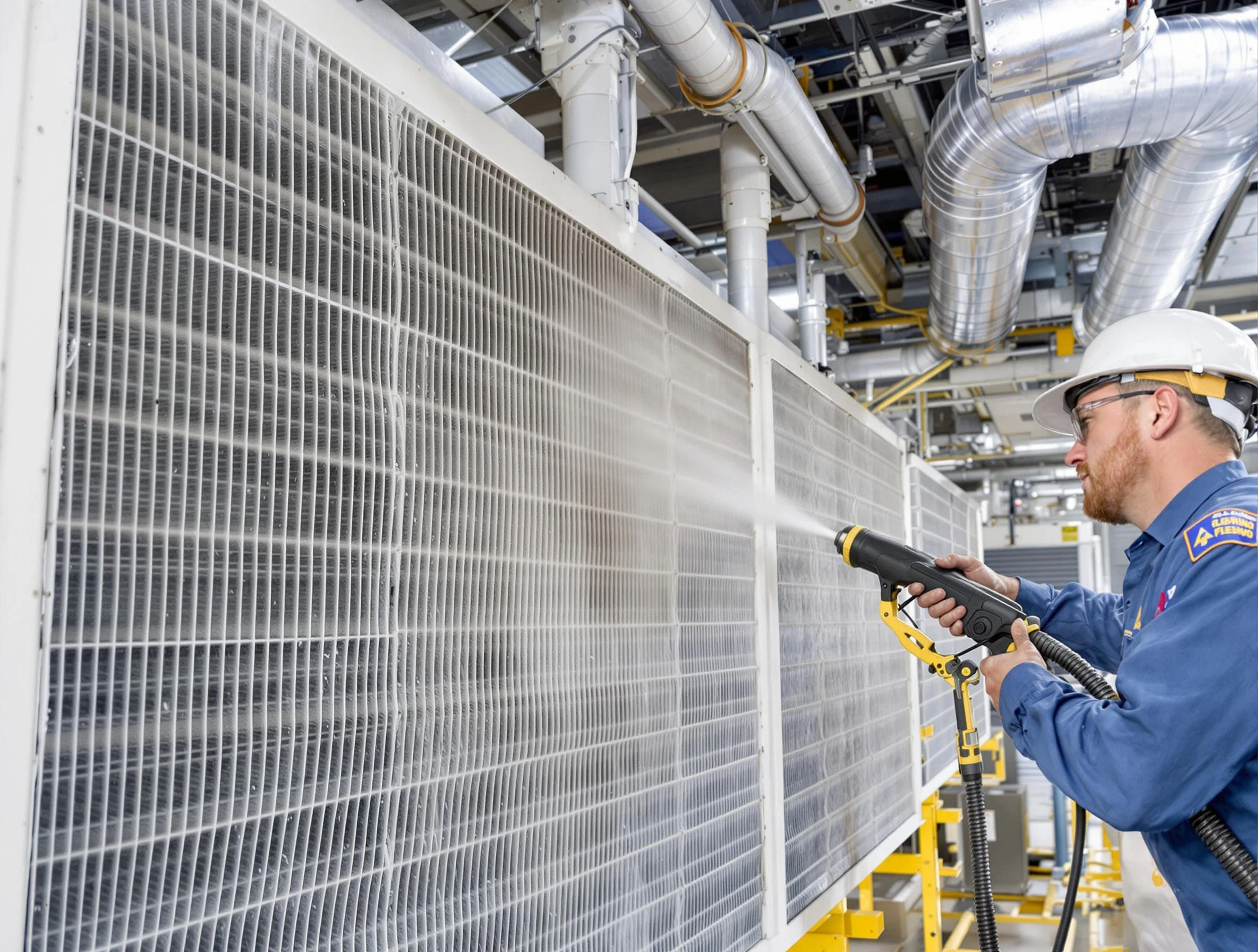 Professional commercial coil cleaning by Norcross Air Duct Cleaning in Norcross