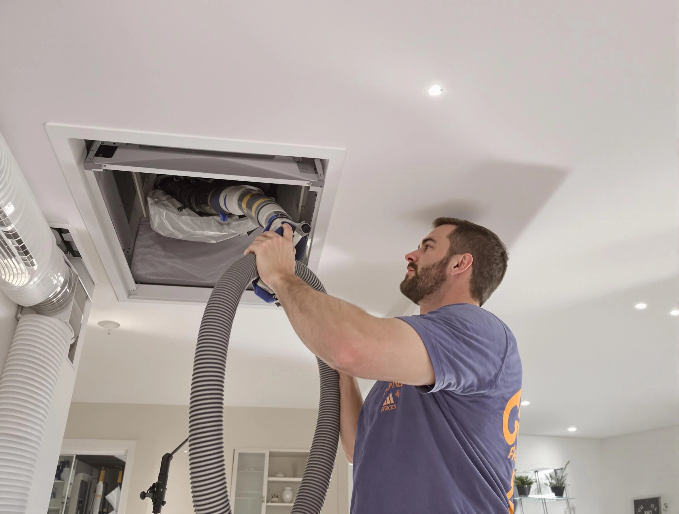 Precision indoor duct cleaning by Norcross Air Duct Cleaning in Norcross