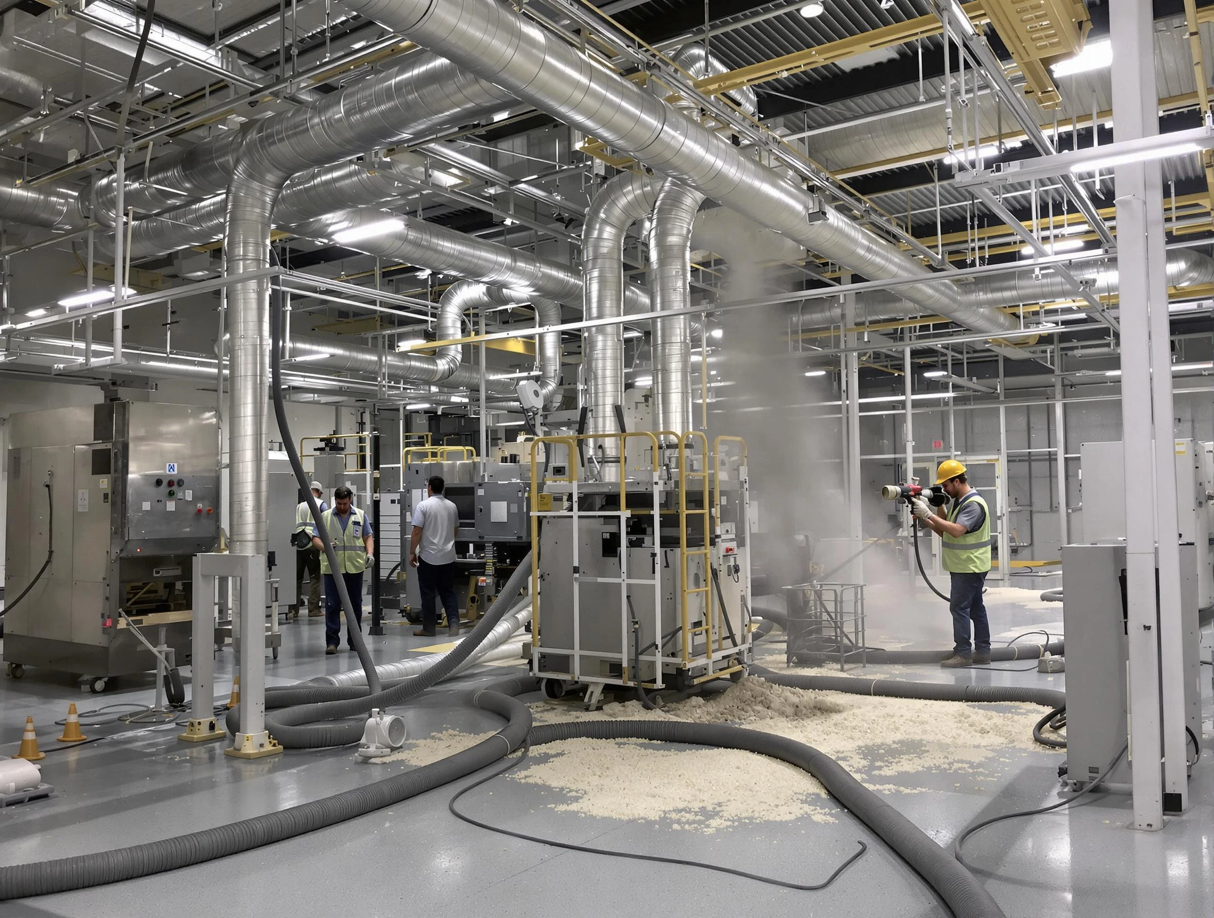 Heavy-duty industrial duct cleaning by Norcross Air Duct Cleaning in Norcross